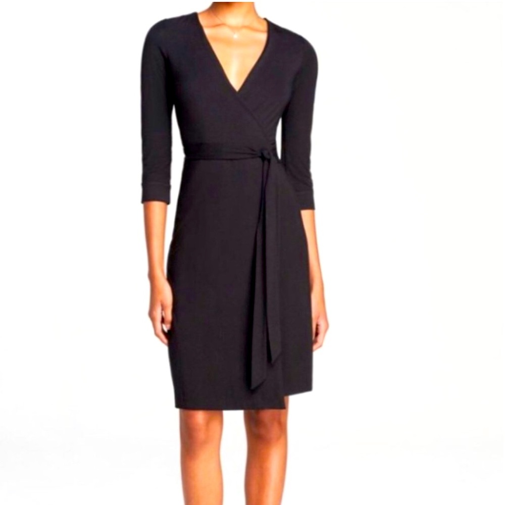 Diane Von Furstenberg 3/4 Sleeve Wrap Dress